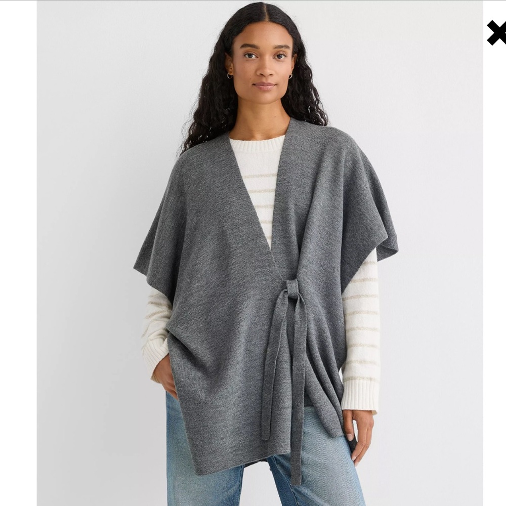 LOFT Tie Knit Wrap